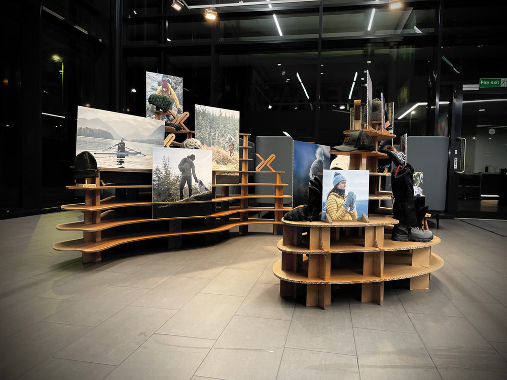 Topographical Display Stand: Showcasing Nature and Sustainability for Terra Nova